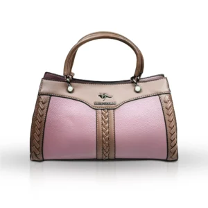 Blush Braided Charm Tote