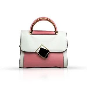 Pink & White Geometric Party Bag