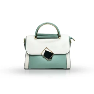 Mint & White Geometric Party Bag
